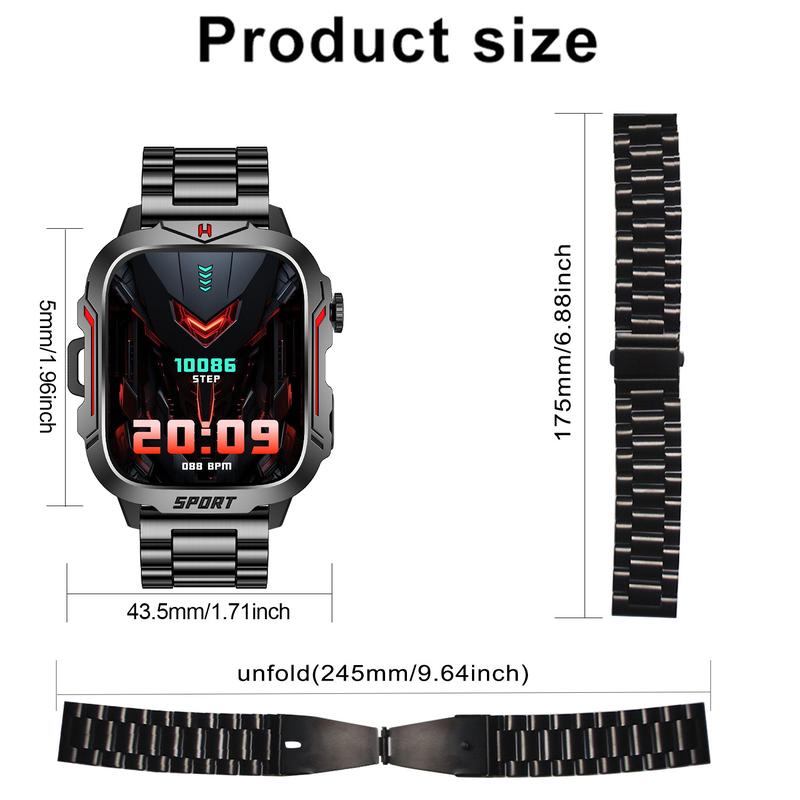 Smart Watch with Running Pace, 1.96