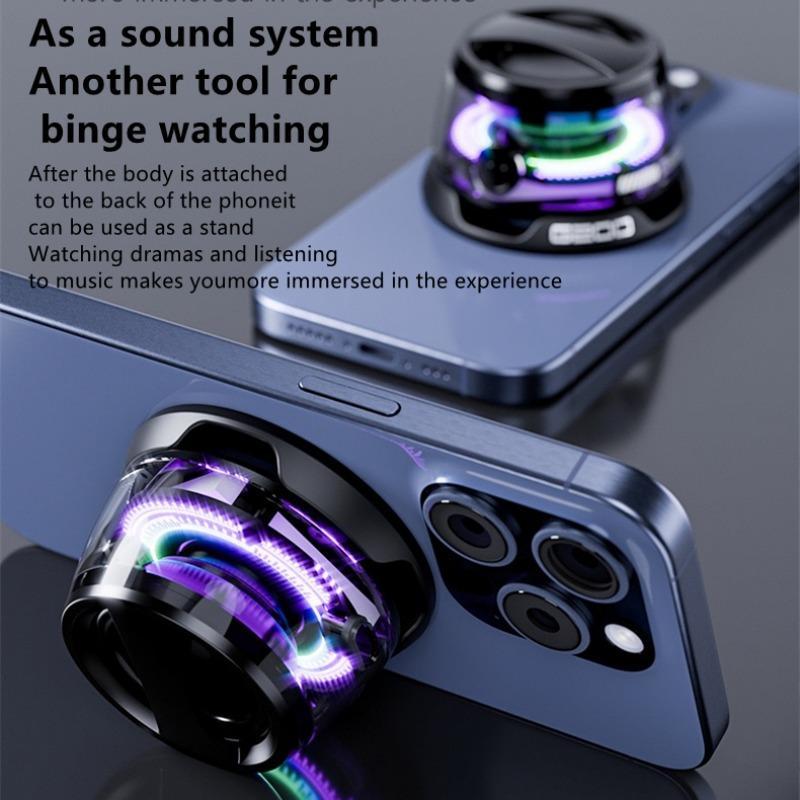 Portable Wireless Speaker, Rechargeable Smart Ambient Light Speaker, Mini Outdoor Speaker, Home & Office Audio & Video Product