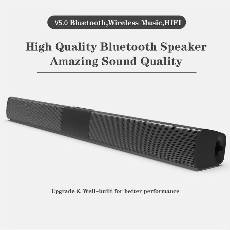 Bluetooth SoundBar 4 Speaker System Wireless Subwoofer TV Home Theater Remote,New Year, Christmas Audio Compact Remote Control Digital Device Connection Wired