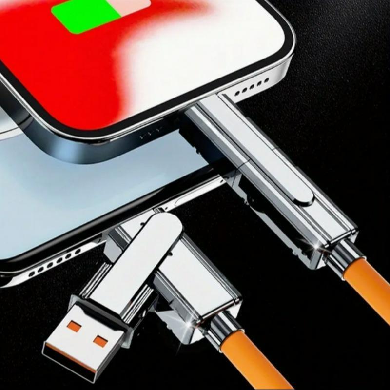 4 in 1 Type-C Charging Data Cable, Multipurpose Phone Fast Charging Data Cable, Multifunctional USB Charging Cable for iPhone & iPad