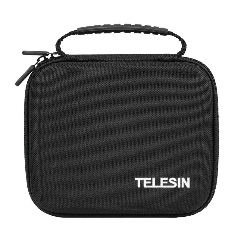 TELESIN DIY Carrying Case for Pocket3, Gopro13 12 11 10 9,DJI Osmo Pocket Action, Insta360 ,Hard Protective Travel Bag for Most Action Camera and Accessories