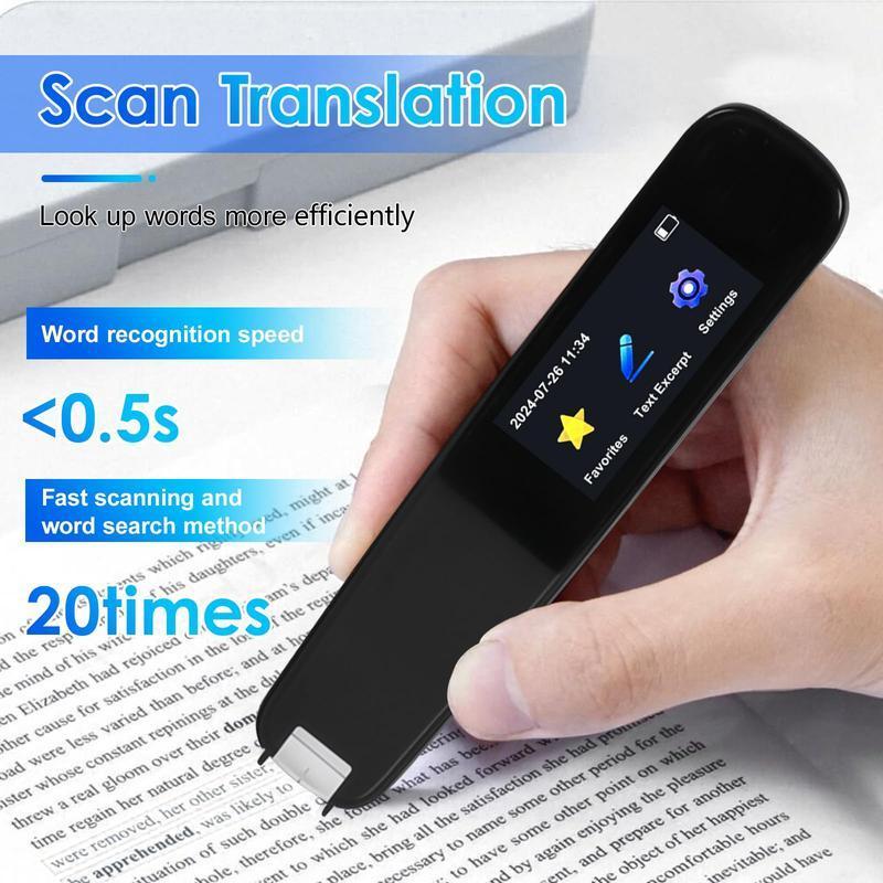 Electronic Translation Pen, Multi-function Translator, Electronic Portable Smart Pen, Digital Scanning Translation Pen, Supports Two-way Translation