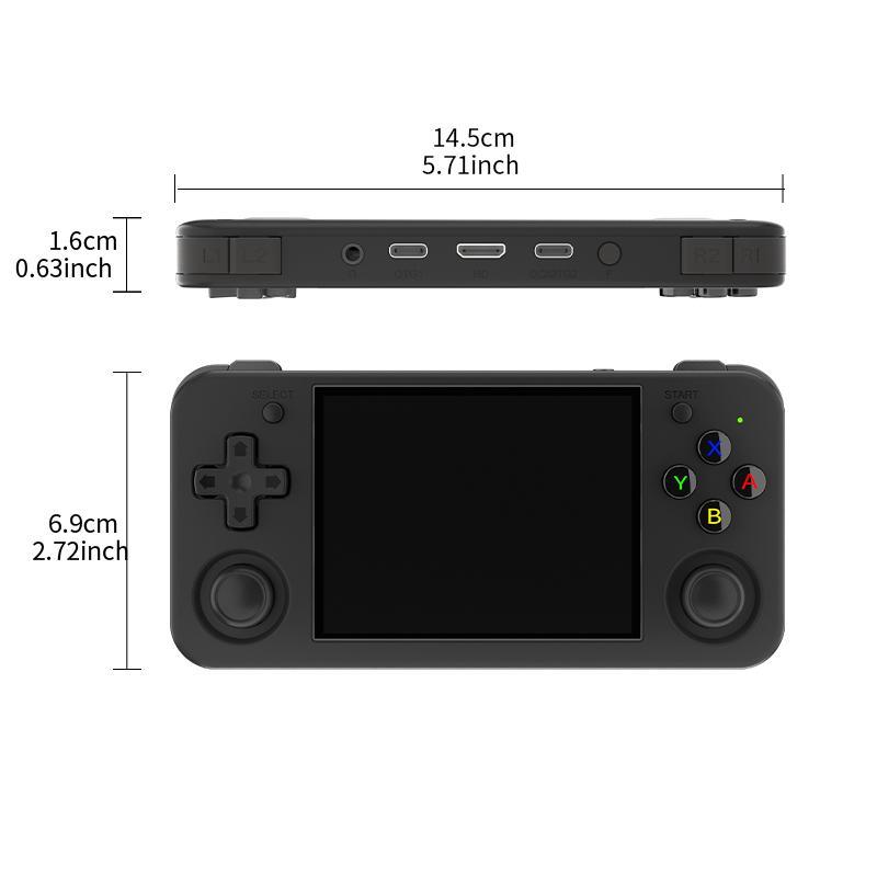 ANBERNIC RG35XX H Handheld Game Console, Retro Game Console with 3.5-inch IPS Screen, 64GB Game Console with 5K+ Classic-Games, Portable Games Consoles