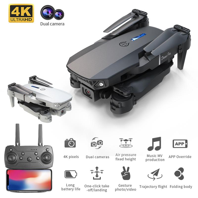 Drone with Dual Camera for Adults Kids, Foldable RC Quadcopter for Beginners, Toys Drone, 1080P FPV Video, 3 Batteries, Carrying Case, One Key Start, Headless Mode, Waypoints fly, 360° Flips aerial photography control drone cheap indoor