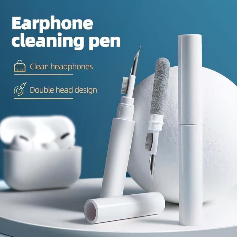 Ear Tips with Cleaning Kit, 3 Pairs Noise-isolating Ear Tips with Dust Guard Screen & Cleaner, Universal Fit for AirPods 1, 2, 3