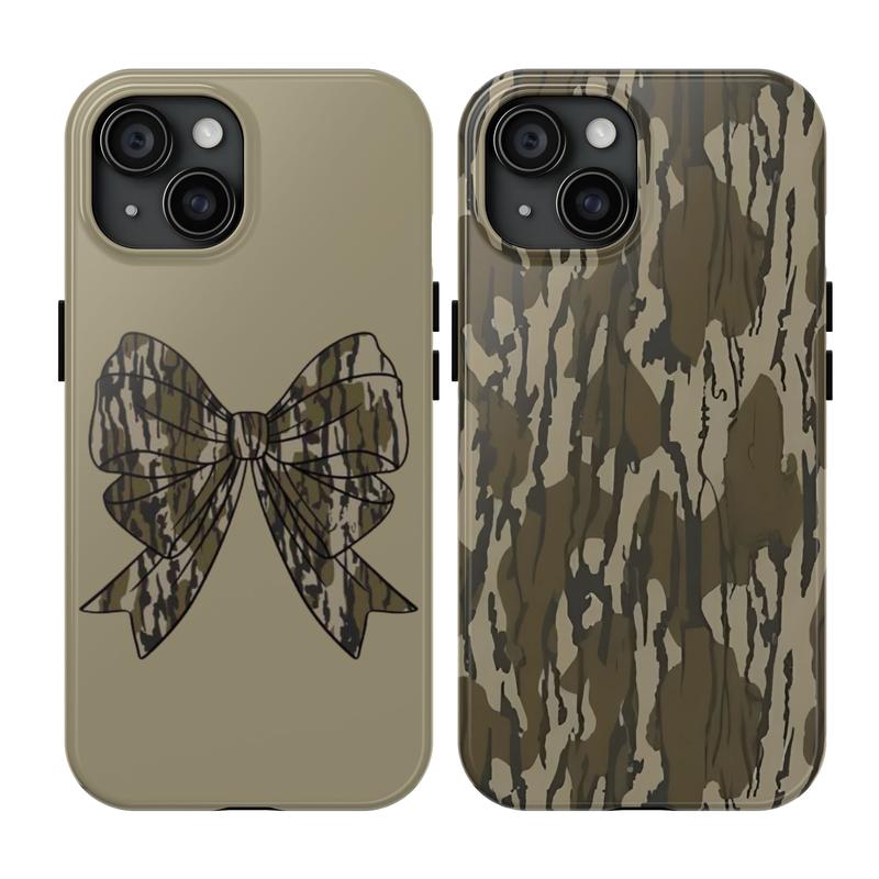 Camo Couple Phone Case, Old School Matching Phone Cases Compatible With iPhone 8, X, 11, 12, 15, 14, 13 Mini, Pro Max, Pro, Plus, Gift Ideas For BF and GF