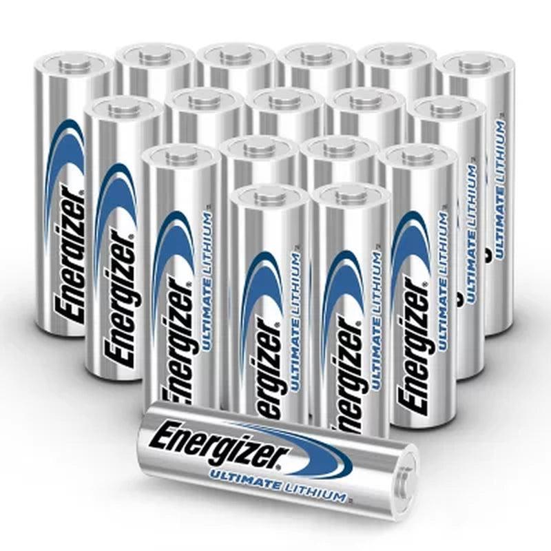 Energizer AA Ultimate Lithium Batteries, 18 Pk. Long Lasting