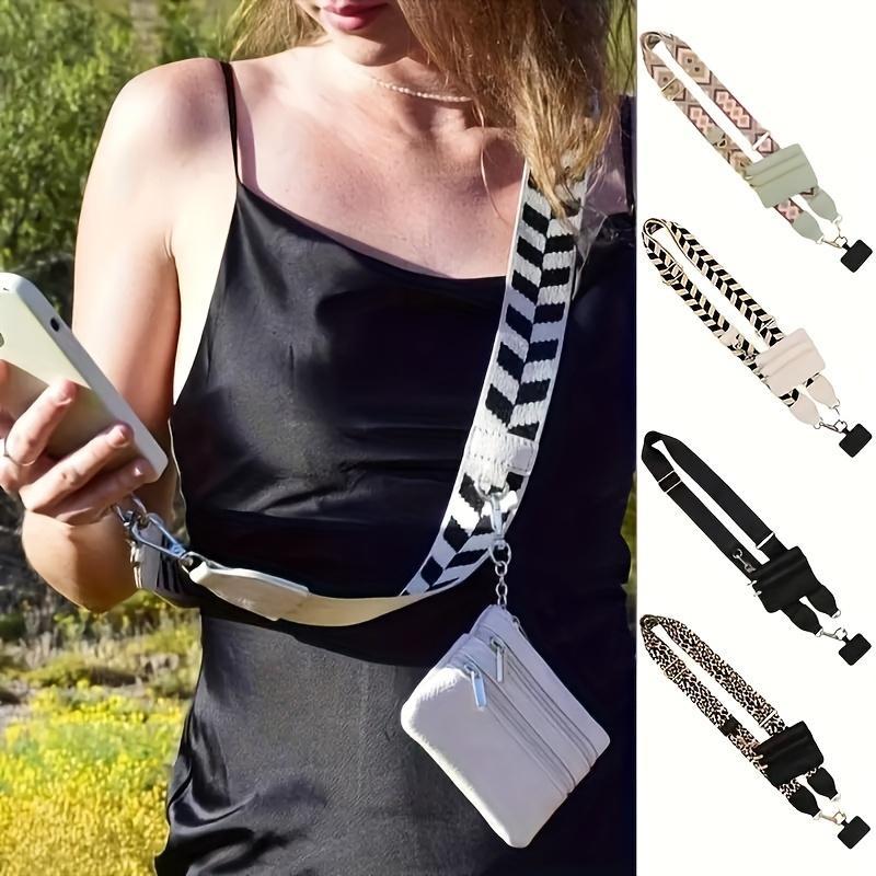 Fashion Phone Lanyard, Multipurpose Phone Decorative Strap with Small Wallet, Phone Accessories for Women & Men, Mobile Phone Decoration Accessories