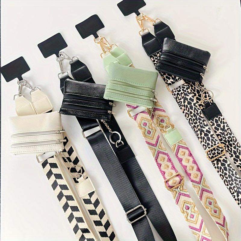 Fashion Phone Lanyard, Multipurpose Phone Decorative Strap with Small Wallet, Phone Accessories for Women & Men, Mobile Phone Decoration Accessories