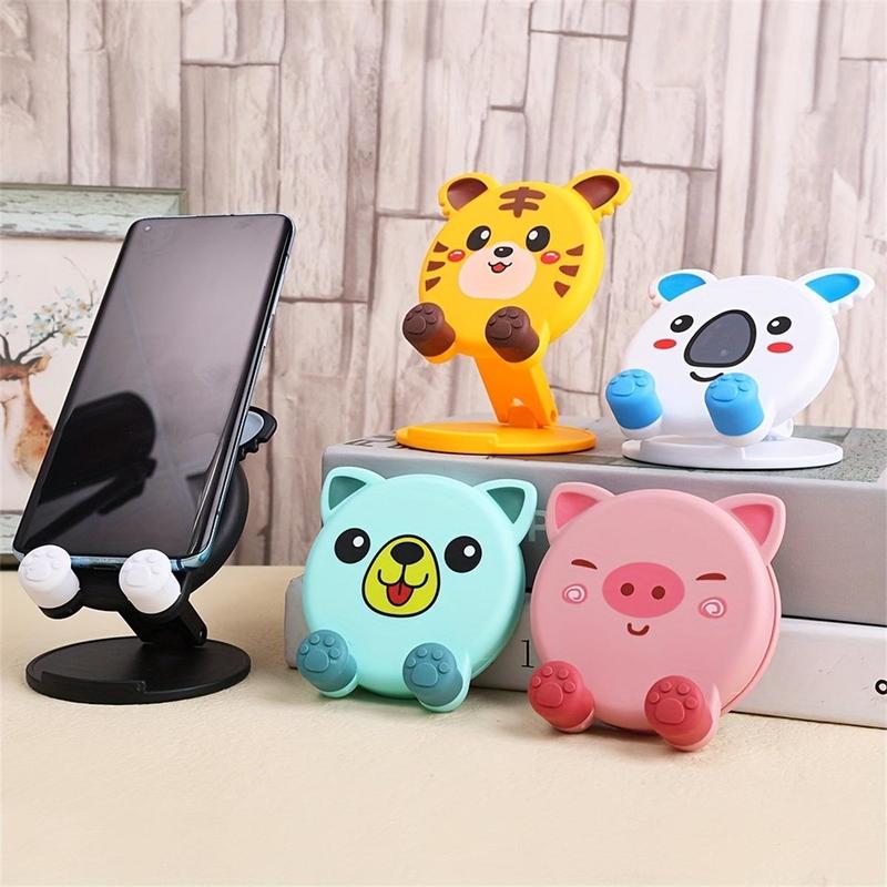 Cute Cartoon Animal-Design Phone Holder (1 Count), Cartoon-Animal Phone Stand, Desktop Phone Holder for Home Office Use