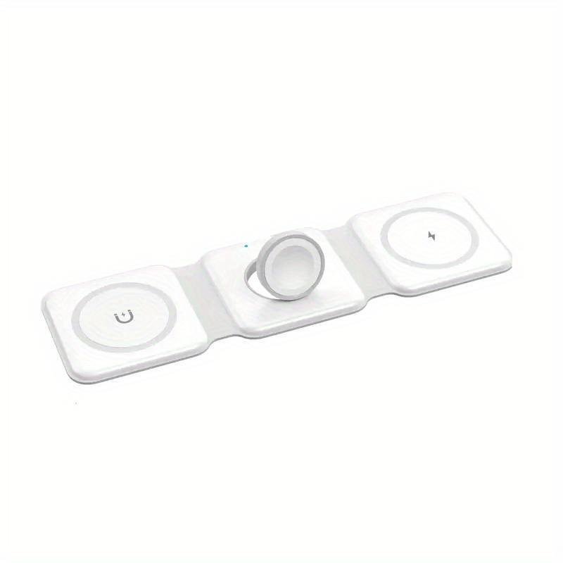 3-in-1 Magnetic Wireless Charger for iPhone 15 14 13 12 11 Pro Max Mini and IWatch 7 6 5, Foldable Fast Charging Station