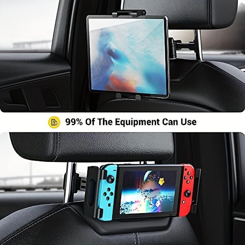 Car Headrest Tablet Holder for Summer, Universal Car Behind Car Back Seat Mount, Multifunctional Car Accessories Compatible with Mobile Phones & Tablets, Car Accessories for Women & Men