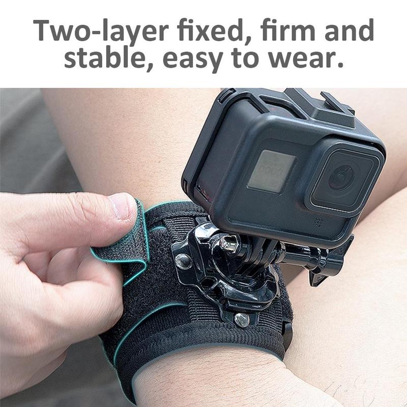 Wrist Strap for Sports Camera, 360 Degree Rotary Wrist Strap, Portable Camera Accessories for Sports Camera