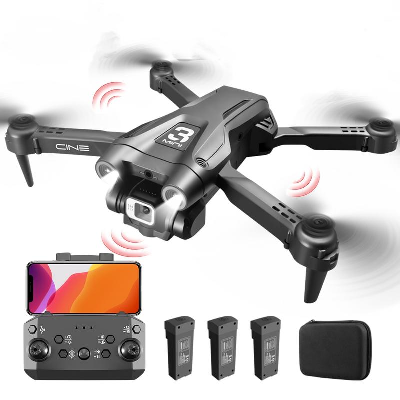 D96 Mini Drone with HD Dual Camera Foldable Drone 3 Batteries 36mins Accessories Folding Cover Mobile Portable Entry level quadcopter Navigation