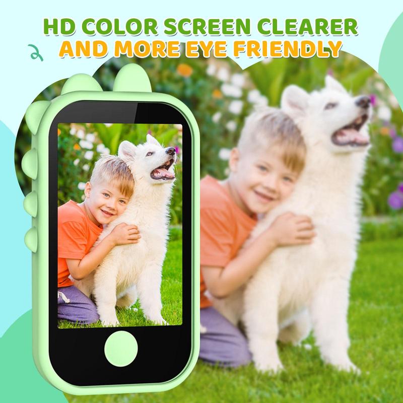 Smartphone with Puzzle Game and HD Dual Camera for Ages 3 and Up for Kids