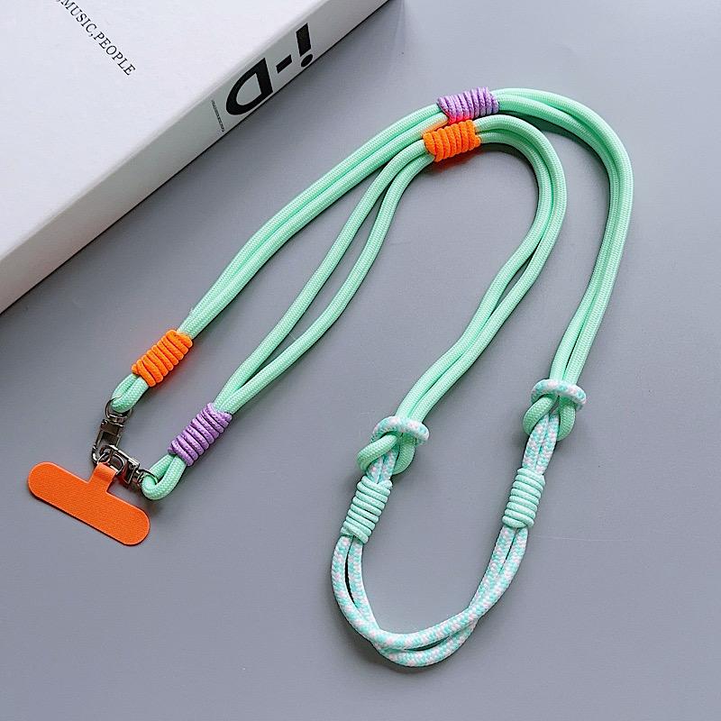 Handwoven Mobile Phone Lanyard Long Crossbody Strap Sturdy And Durable Anti Loss Korean Version Unisex Personalized And Creative Accessories Smartphone Accessories Smartphone