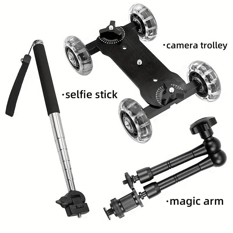 Camera Track Camera Car Set, Mini Track Camera Car Set, Camera Accessories for Photography