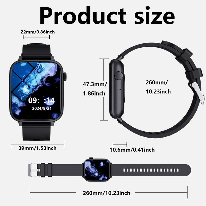 Multifunctional Smart-watch, Fashion Digital Android Touch Screen Watch for iPhone Andriod Watch, Multiple Sport Modes Sports Smart Watches for Women & Men