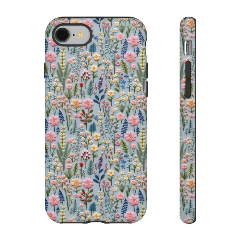 Fall Floral Pattern Phone Case, 1 Count Anti-fall Decorative Phone Protector Cover, Unique Phone Cases, Phone Accessory for iPhone 11 Cases iPhone 12 Cases iPhone 13 Cases iPhone 14 Pro Max Case iPhone 15 Pro Max Case, Fall Decor