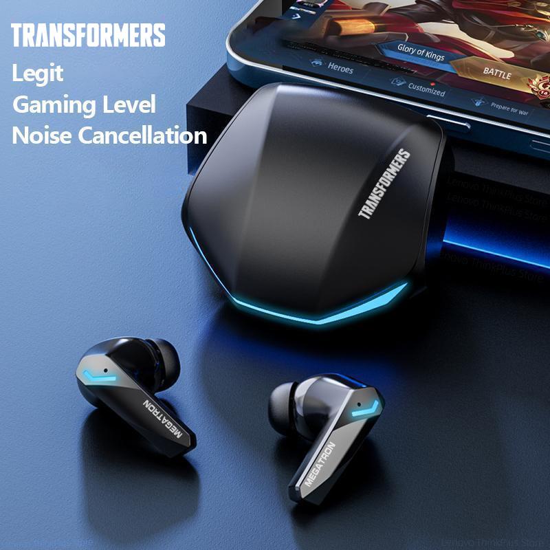 Transformers TF-T10 Optimus Wireless Earbuds Bluetooth 5.4 Headphones, Earbuds Noise Cancelling, Energy Saving, IPX5 Waterproof with Mic, Gaming Earbuds 60 Hrs Playtime, Compatible Android iOS Phone