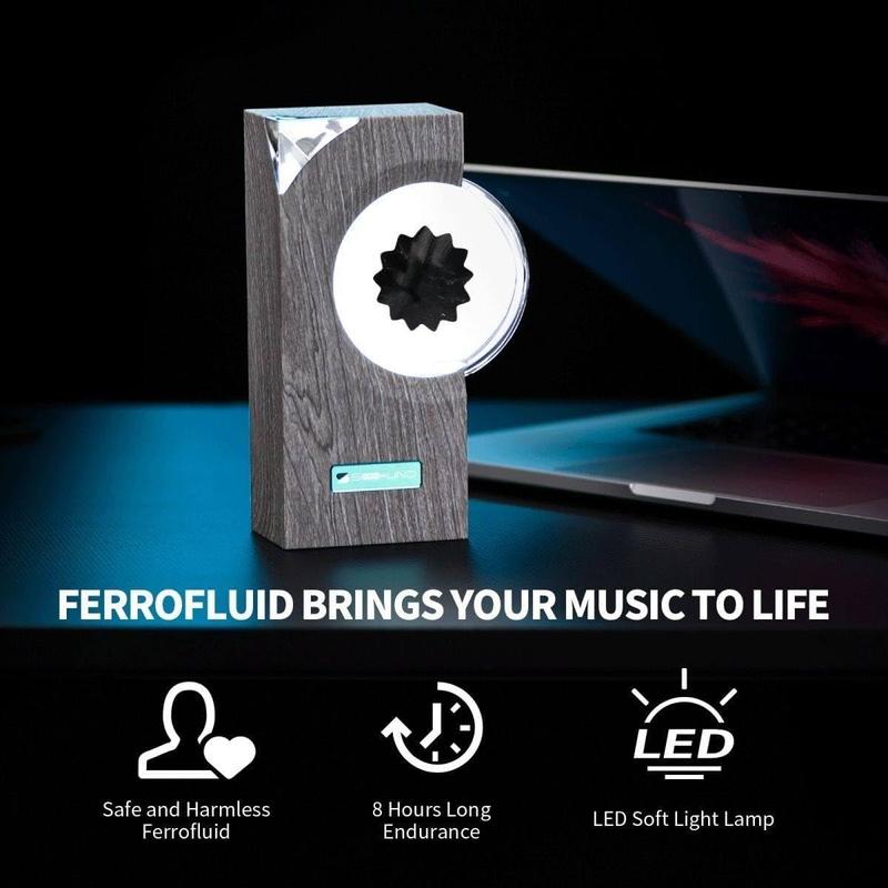 Magnetic fluid, 360° surround sound home theater audio, magnetic fluid with musical rhythm, suitable for home TVs, computers and desktop decorations. music companion Compact Speaker