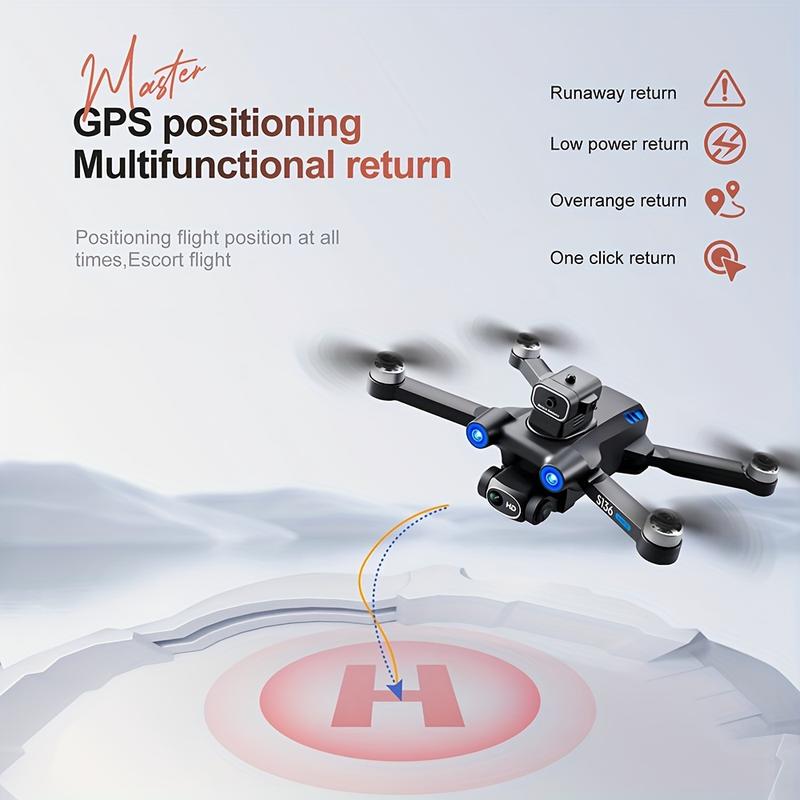 GPS Drone with 4K Camera for adults Beginner, Ult-Long Flight Time, Optical Flow, 5G Transmission Foldable FPV RC Quadcopter with Brushless Motors, No obstacle avoidance, GPS Auto Return Home, Intelligent Follow Me, Include 2 batteries and Handbag