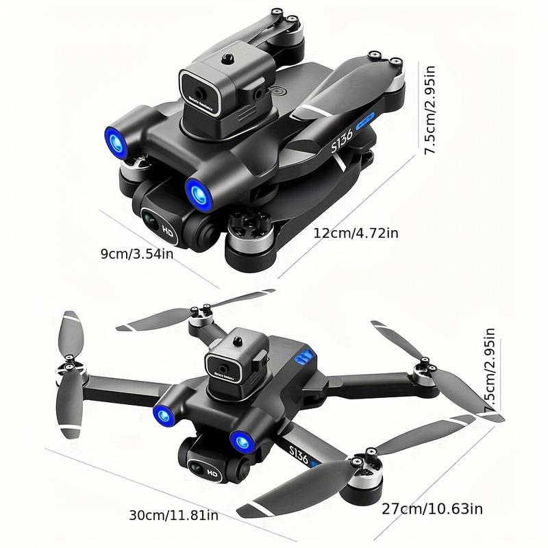 GPS Drone with 4K Camera for adults Beginner, Ult-Long Flight Time, Optical Flow, 5G Transmission Foldable FPV RC Quadcopter with Brushless Motors, No obstacle avoidance, GPS Auto Return Home, Intelligent Follow Me, Include 2 batteries and Handbag