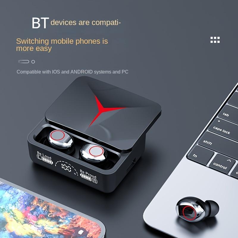 Wireless Sports Earphones - 5.3 Large Screen Digital Display, Extended Battery Life, In Ear Design for Fitness and Exercise Audio Headphones