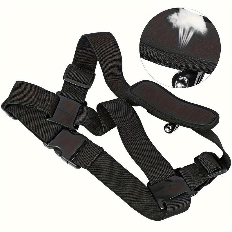 Sports Camera Chest Strap Mount (Without Camera), Adjustable Camera Chest Strap Mount, Camera Sports Camera Bracket Accessories