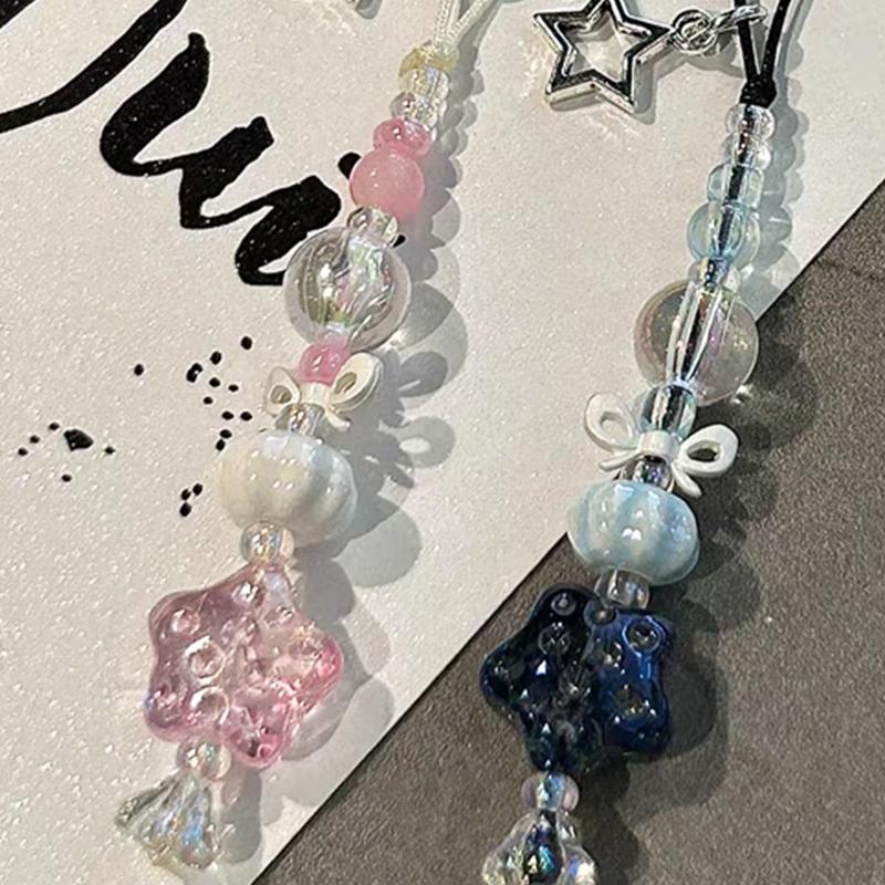 Cute Star Design Phone Chain, 1 Count Anti-lost Phone Lanyard, Fashion Phone Strap for Women & Girls, Mobile Phone Decoration Accessories