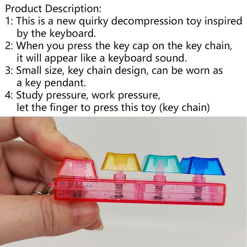 Colorful Keycap Shaped Phone Chain, Colorful Phone Lanyard, Pressure Relief Phone Strap Toy for Women & Men, Phone Decoration Accessories for Birthday Gift