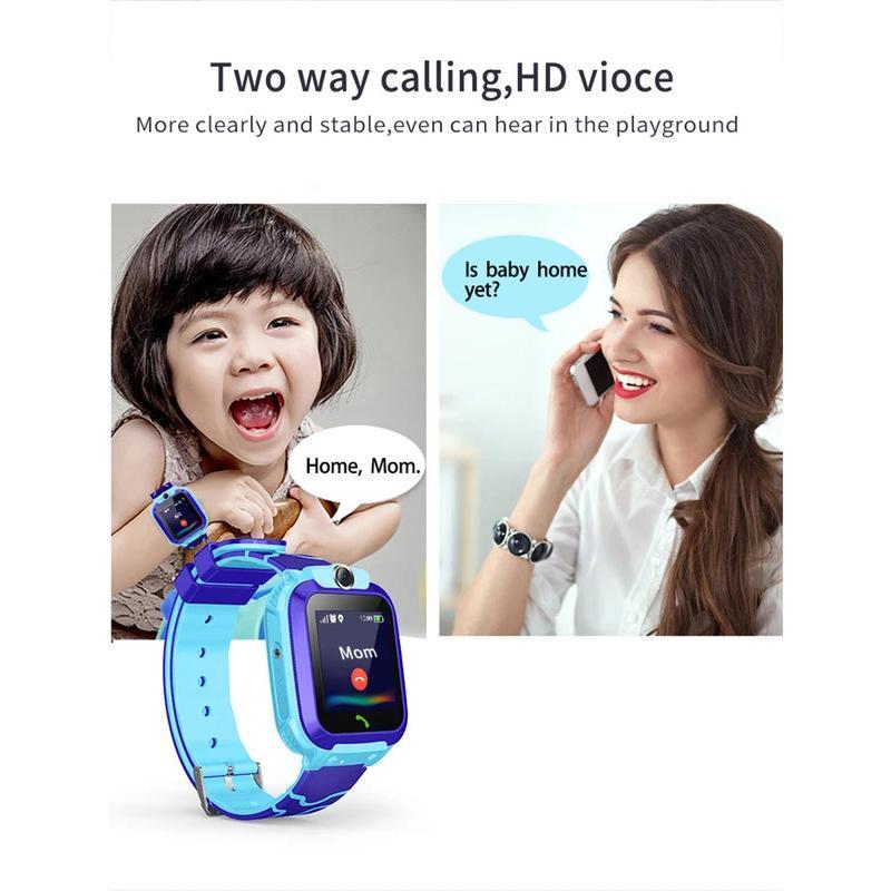 Q12 Kids Smart 2G Call Phone Watch Waterproof Mother Children GPS Monitor Boy Girls SOS Child Sports Digital Watches Tracker