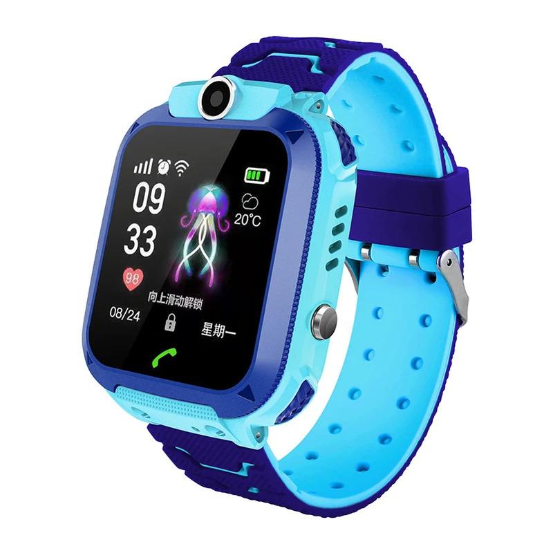 Q12 Kids Smart 2G Call Phone Watch Waterproof Mother Children GPS Monitor Boy Girls SOS Child Sports Digital Watches Tracker