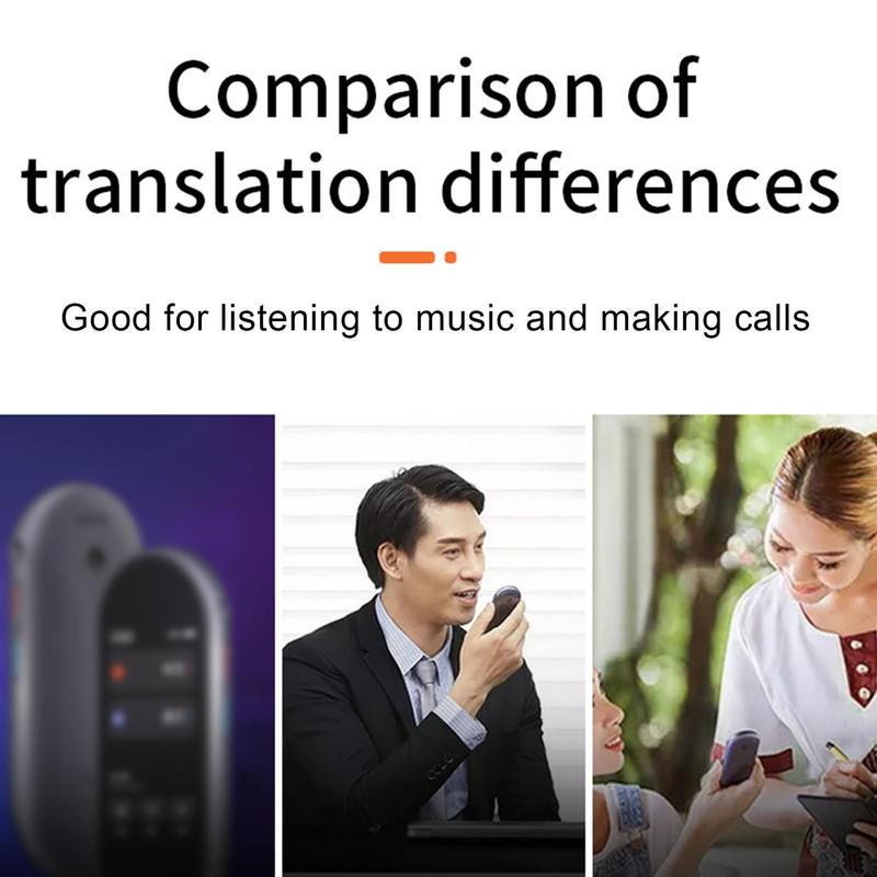 Language translation headset supports 114 languages ​​in real time with high accuracy Bluetooth translation headset for music or games Audio Headphone