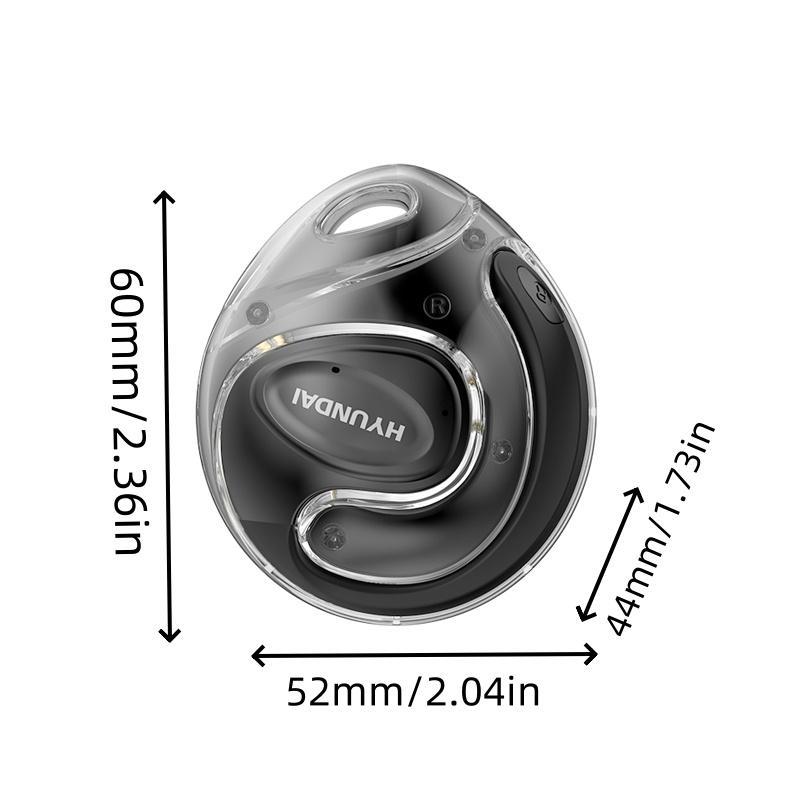 HYUNDAI HY-X15 Ultra-Wireless Headphones, Open Hanging Ear Design Bluetooth-compatible Earbuds, Long Endurance Gaming Headset, Universal Headphones for Sports, Gaming, Calling