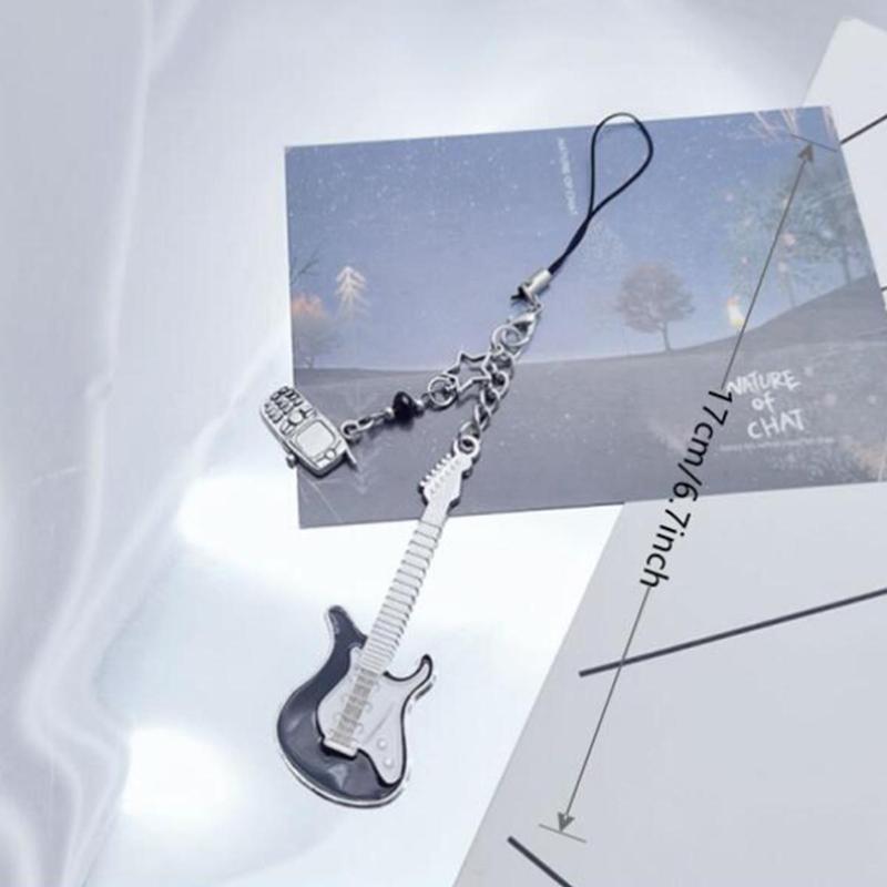 Creative Electric Guitar Design Phone Chain, Anti-lost Phone Lanyard, Phone Strap for Women & Men, Fashion Phone Accessories for Daily Use