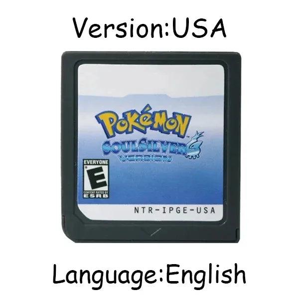 Pokemon Saga for Nintendo DS Game Cartridge Video Game Console Card Platinum Pearl Diamond HeartGold SoulSilver Multilingual