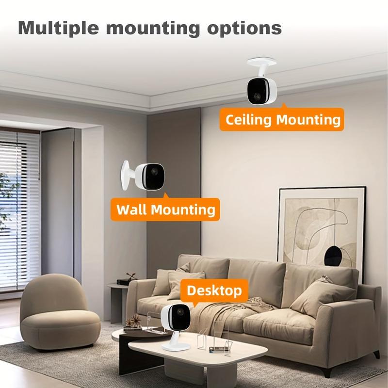 1 Piece 1080P FHD Wireless Surveillance Camera, Home Security Smart Camera, Full Color Night Vision, Two-Way Voice Call, Motion Detection, Built-in AP Hotspot, Mobile Phone Remote Application, suitable for Indoor and Outdoor Baby and Pet Monitoring