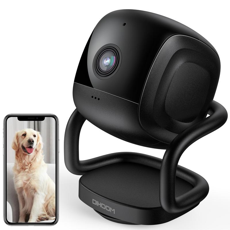 1080P Indoor Wireless Security Camera, 2.4Ghz WIFI Light Compact Camera for Home, AI Motion Detection, Two-Way Talk, Multi-Device Sharing, Cloud SD Storage indoor security wireless camera cctv  camera