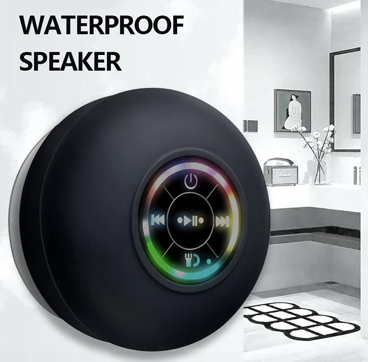 Speaker Waterproof Bathroom Speaker Wireless Shower Speakers Strong Adsorption Music Player For Car Outdoor Pool Audio Bluetooth