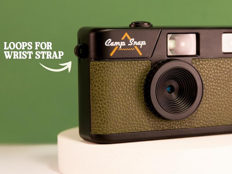 CampSnap Screen Free Digital Camera - Forest Green Vintage