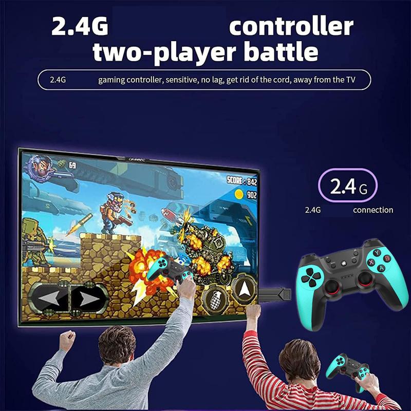 30000+ Games, Retro Game Console, Handheld Console, Plug and Play Video Game Stick, retro play retro game stick 9 emulators, 4K HDMI Output, Premium Dual Competitive level Dual Controllers