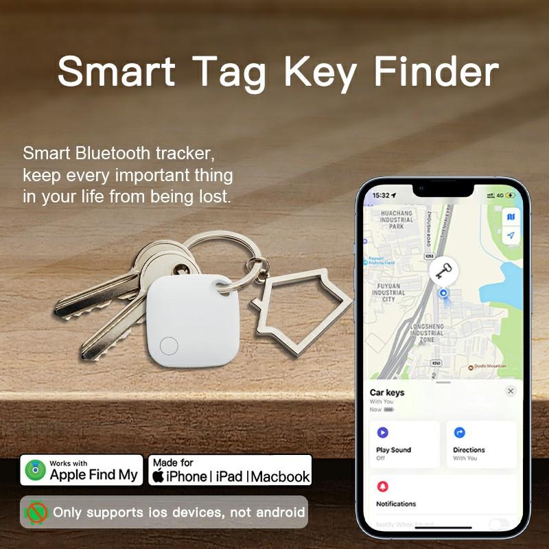 RSH SmartTrack Link (White, 1-Pack), Android not Supported, Works with Apple Find My (iOS only), Key Finder, Bluetooth Tracker for Earbuds and Luggage, Phone Finder, Water Resistant； Gps