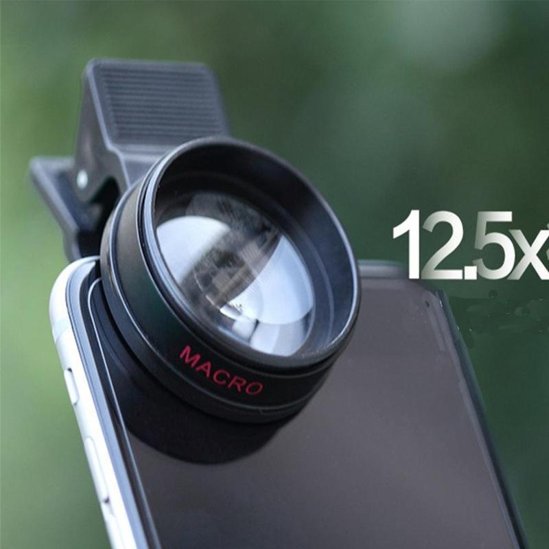 Professional Lens Set, Clip-on 2 in 1 Phone Lens, 0.45X 49UV Mobile Phone Camera Lens, Wide Angle & Macro Cellphone Camera Lens for iPhone Android Phone,Phone Camera Lens