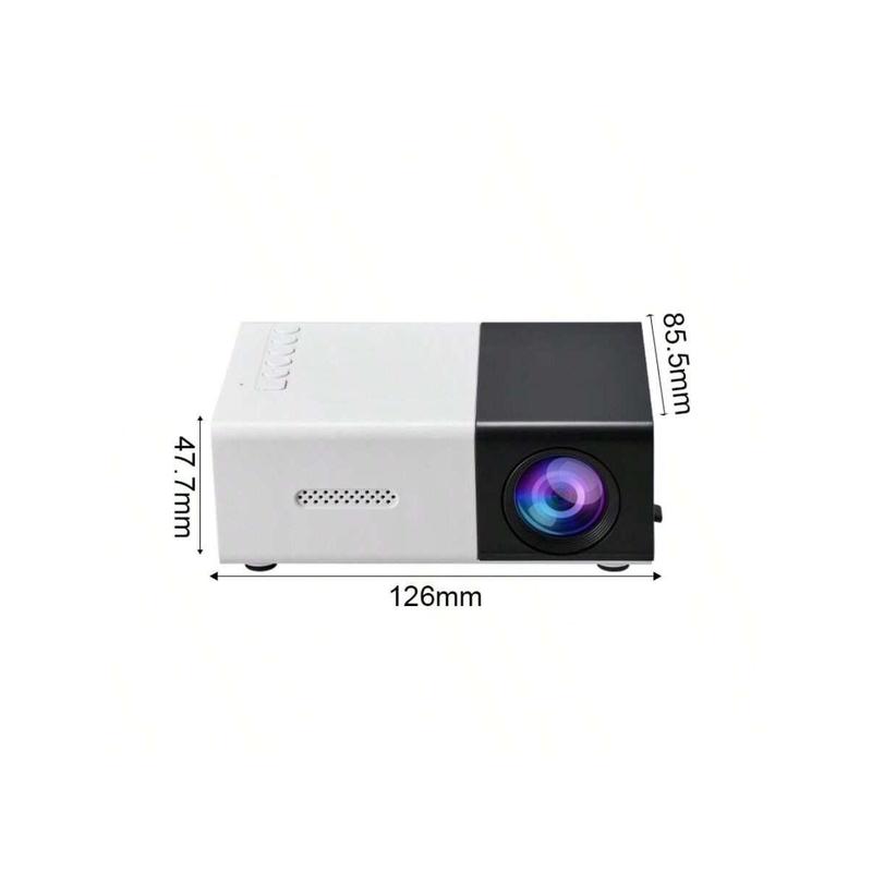 HD Mini Projector, Portable Outdoor Movie Projector, Compatible With USB, AV, TV Box, Laptop, Android IOS, Enhance Your Movie, TV And Game Experience, For Office School Meeting, Christmas Carnival Watching TV And Watching Movies Essential