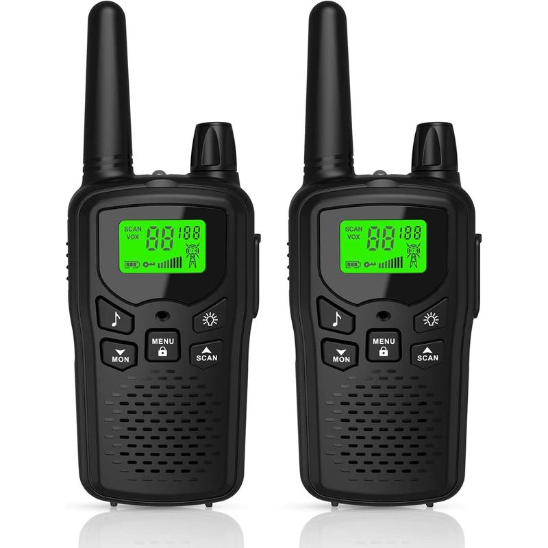 Walkie Talkies,Erelis Long Rang Walkie with 22 FRS Channels,Walkie Talkies for Adults with Lamp,VOX,LCD Display Audio Communication