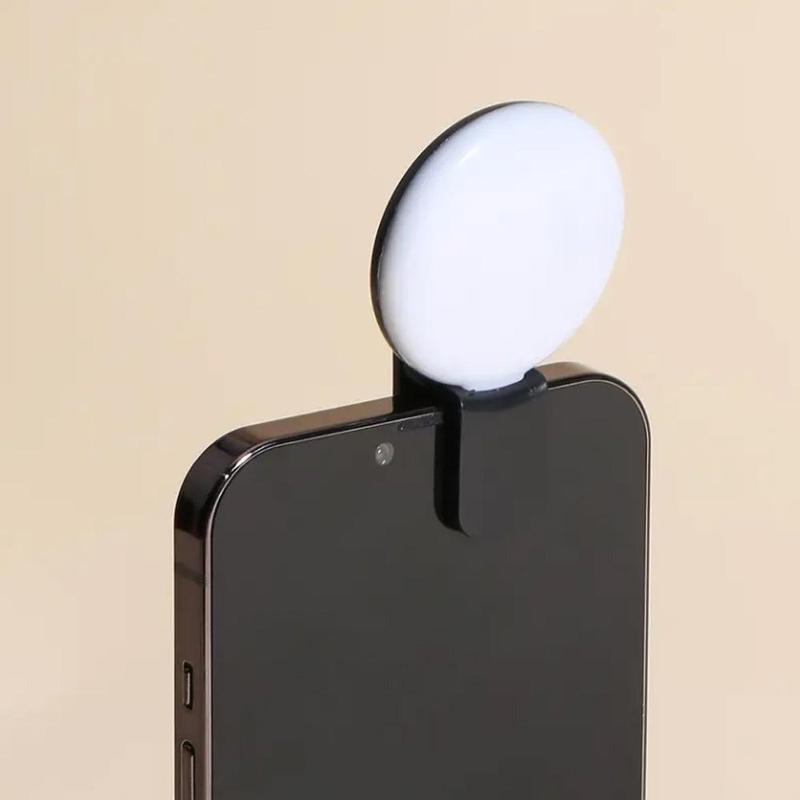 Compact Phone LED Light, Mini LED Fill Light, USB Selfie Ring Light for Cellphone Camera Laptop, Selfie Accessories Fill Lamp, Phone Selfie Light Clip