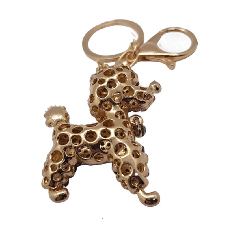 Paris the Poodle Glitzy Drop Phone Charm for Bags, Keys, Purses and Tumblers