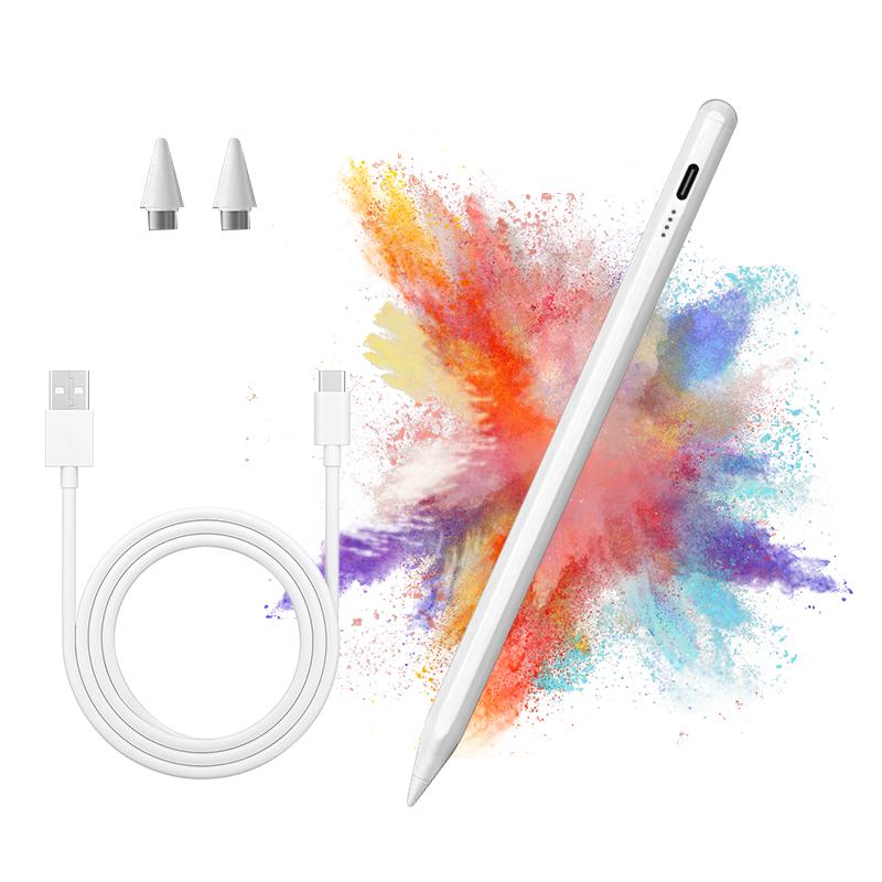 Ult-LNTE 2024 Upgraded Digital Stylish Pen Pencil Pro Max,Stylus Pens For iPad Android iphone Windows,Stylus Apple Pencil,Smart battery indicator, magical adsorption function, no Bluetooth pairing required,Comes with 2 replacement nibs applepencilpro