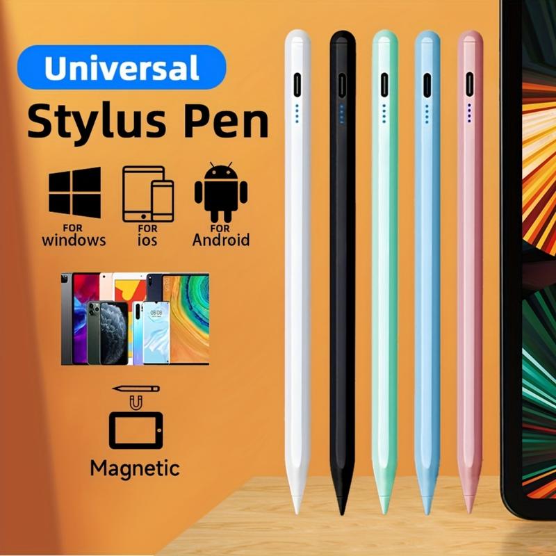 Ult-LNTE 2024 Upgraded Digital Stylish Pen Pencil Pro Max,Stylus Pens For iPad Android iphone Windows,Stylus Apple Pencil,Smart battery indicator, magical adsorption function, no Bluetooth pairing required,Comes with 2 replacement nibs applepencilpro